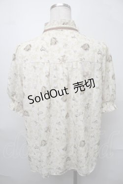 画像2: axes femme POETIQUE / ディズニーバンビ/ブラウス  ベージュ S-25-08-27-026-AX-BL-HR-ZS