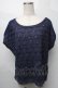 画像1: axes femme / トップス  紺 S-25-08-27-036-AX-TO-AS-ZS (1)