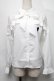 画像1: NieR Clothing / リボンタイ付きレース切替ブラウス  白 S-25-08-28-001-PU-BL-HR-ZS (1)