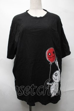 画像1: NieR Clothing / プリントTシャツ  黒 S-25-08-28-005-PU-TO-HR-ZS