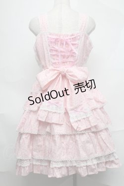 画像2: AND ROMEO / さくらんぼジャンパースカート  ピンク S-25-08-28-045-LO-OP-HR-ZT281