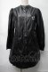 画像1: NieR Clothing / フェイクレザーワンピース  黒 S-25-08-28-047-PU-OP-HR-ZS (1)