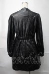 画像2: NieR CLOTHING / フェイクレザーワンピース  黒 S-25-08-28-047-PU-OP-HR-ZY (2)