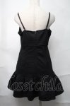 画像2: NieR CLOTHING / キャミワンピース  黒 S-25-08-28-048-PU-OP-HR-ZY (2)