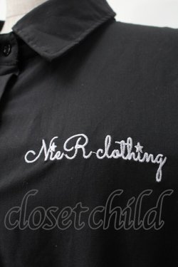 画像3: NieR Clothing / プリントレイヤードワンピース  黒ｘ青 S-25-08-28-049-PU-OP-HR-ZT258