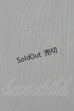 画像3: NieR / ストライプスキニーパンツ  黒 S-25-08-28-054-EL-PA-HR-ZT266