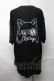 画像2: NieR Clothing / プリントTシャツ  黒 S-25-08-28-006-PU-TS-HR-ZS (2)