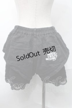 画像2: NieR Clothing / レース切替パンツ  黒 S-25-08-28-055-PU-PA-HR-ZY