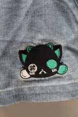 画像3: NieR CLOTHING / サイドレースアップデニムパンツ  ブルー S-25-08-28-059-PU-PA-HR-ZT355 (3)