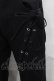 画像4: NieR Clothing / 編み上げスキニーパンツ  黒 S-25-08-28-060-PU-PA-HR-ZS (4)