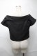 画像2: NieR Clothing / オフショルZIPトップス  黒 S-25-08-28-007-PU-TO-HR-ZS (2)