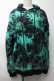 画像1: NieR Clothing / タイダイプルオーバー  黒ｘグリーン S-25-08-28-008-PU-TO-HR-ZS (1)