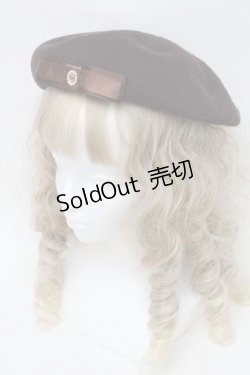 画像1: m petit by misako / NINA'Sコラボベレー  ブラウン S-25-08-28-1004-LO-AC-HR-ZT-K025