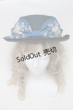 画像2: Miss Point / アンティークフラワーウォール帽子  ブルー S-25-08-28-1006-LO-ZA-HR-ZS