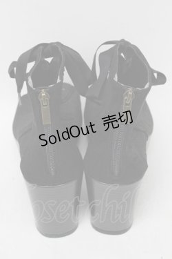 画像3: axes femme / レースアップブーサン L 黒 S-25-08-28-1008-AX-SH-AS-ZS