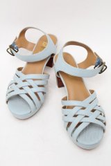 PINK HOUSE / SHレザーメッシュサンダル L ソライロ S-25-08-28-1012-LO-SH-ET-ZS