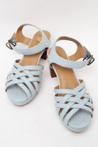 PINK HOUSE / SHレザーメッシュサンダル L ソライロ S-25-08-28-1012-LO-SH-ET-ZS