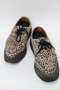 GEORGECOX / レオパード柄ラバーソール  ベージュ S-25-08-28-1013-PU-SH-HR-ZS