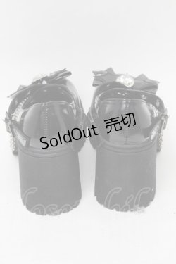 画像3: puppet bombs / 小悪魔ハートビジューパンプス 36 黒 S-25-08-28-1019-PU-SH-AS-ZS