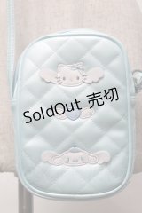 サンリオ / キルティングショルダーバッグ  サックス S-25-08-28-1022-EL-BG-AS-ZS