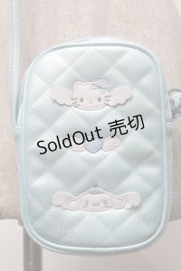 サンリオ / キルティングショルダーバッグ  サックス S-25-08-28-1022-EL-BG-AS-ZS