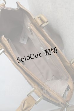 画像4: axes femme / チェック柄レザー切替バッグ  ブラウン S-25-08-28-1023-AX-BG-HR-ZS