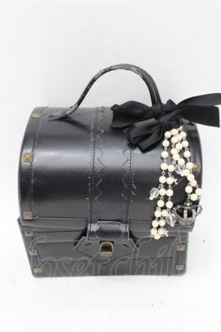 画像1: ALICE and the PIRATES / 宝箱Bag  黒 S-25-08-28-1027-PA-BG-HR-ZS