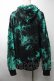 画像2: NieR Clothing / タイダイプルオーバー  黒ｘグリーン S-25-08-28-008-PU-TO-HR-ZS (2)