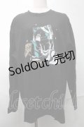 NieR Clothing / プリントTシャツ  黒 S-25-08-28-011-PU-TS-HR-ZI