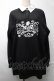 画像1: NieR Clothing / バイカラープリント長袖プルオーバー  黒ｘ白 S-25-08-28-012-PU-TO-HR-ZS (1)