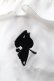 画像3: NieR Clothing / リボンタイ付きレース切替ブラウス  白 S-25-08-28-001-PU-BL-HR-ZS (3)