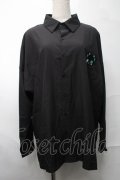 NieR Clothing / シエル刺 シャツ  黒 S-25-08-28-013-PU-TO-HR-ZS