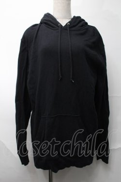 画像1: NieR Clothing / プリントフードプルパーカー  黒 S-25-08-28-015-PU-TO-HR-ZS