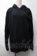 画像1: NieR Clothing / プリントフードプルパーカー  黒 S-25-08-28-015-PU-TO-HR-ZS (1)
