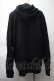 画像2: NieR Clothing / プリントフード付きプルオーバー  黒 S-25-08-28-016-PU-TO-HR-ZS (2)