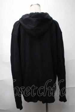 画像2: NieR Clothing / プリントフード付きプルオーバー  黒 S-25-08-28-017-PU-TO-HR-ZS