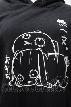 画像3: NieR Clothing / プリントフード付きプルオーバー  黒 S-25-08-28-017-PU-TO-HR-ZS