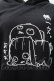 画像3: NieR Clothing / プリントフード付きプルオーバー  黒 S-25-08-28-017-PU-TO-HR-ZS (3)