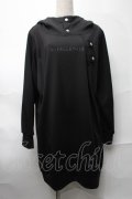 NieR Clothing / プリントロングプルオーバー  黒 S-25-08-28-020-PU-TO-HR-ZS