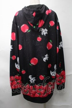 画像2: NieR Clothing / 転写ZIPパーカー  黒 S-25-08-28-022-PU-TO-HR-ZS