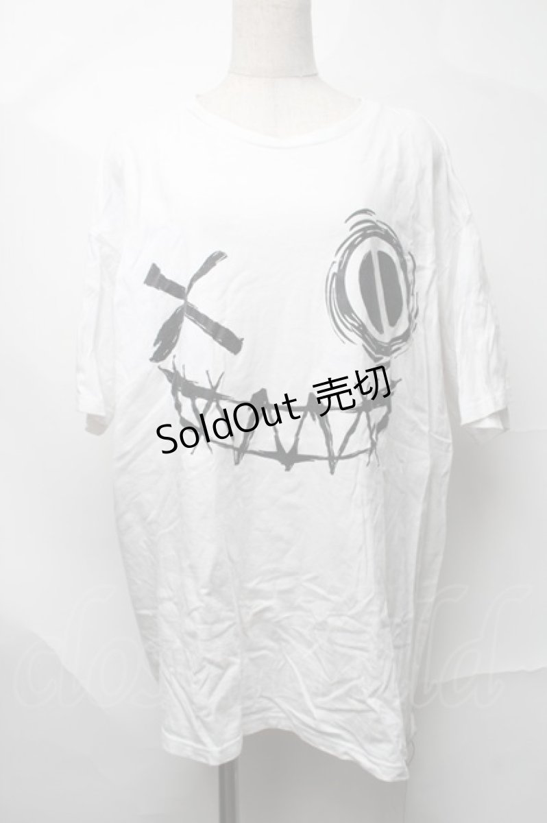 画像1: NieR CLOTHING / プリントTシャツ  白 S-25-08-28-003-PU-TO-HR-ZT058 (1)