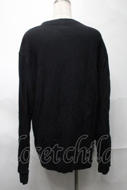 画像2: NieR Clothing / プリントスウェットトップス  黒 S-25-08-28-026-PU-TO-HR-ZS