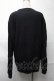 画像2: NieR Clothing / プリントスウェットトップス  黒 S-25-08-28-026-PU-TO-HR-ZS (2)