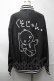 画像2: NieR Clothing / プリントナイロンスタジャン  黒 S-25-08-28-030-PU-JA-HR-ZS (2)