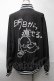画像2: NieR Clothing / プリントナイロンスタジャン  黒 S-25-08-28-031-PU-JA-HR-ZS (2)