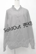 NieR Clothing / プリントナイロンスタジャン  グレー S-25-08-28-033-PU-JA-HR-ZS