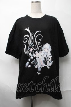 画像1: NieR Clothing / プリントTシャツ  黒 S-25-08-28-004-PU-TO-HR-ZS