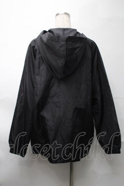 画像2: NieR Clothing / ナイロンZIPパーカー  黒 S-25-08-28-034-PU-TO-HR-ZS
