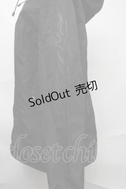 画像4: KRY CLOTHING / 「2014」シャカシャカライトアウター  黒 S-25-08-28-035-EL-TO-HR-ZS