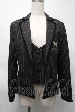画像1: GOTH / レジメンジャケット  黒 S-25-08-28-036-GO-SH-HR-ZS